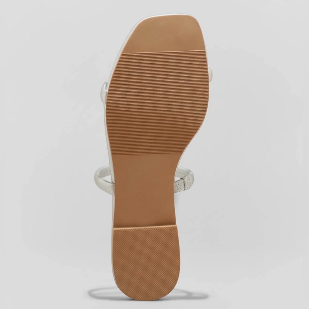 NWT - Winnie Skinny Strap Sandals - 8.5W (Wide Width). - Picture 7 of 12